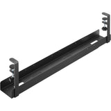Inline® Universal Cable Guide Rail, 3 Levels 80/100/120 Cm, For Under-Table Mounting, With Screw Clamps, Black