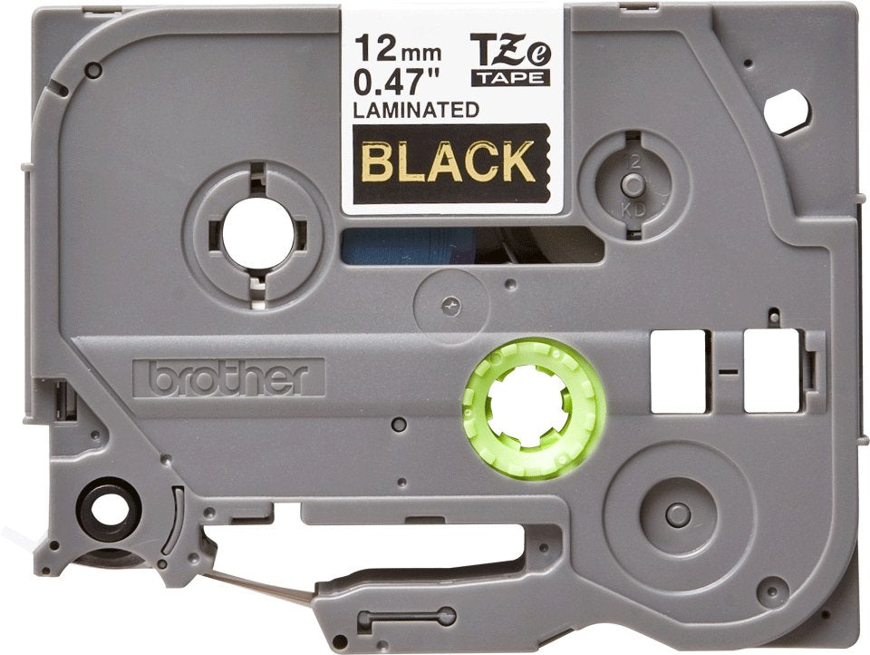 EAN 4977766685702 - Brother TZE-334 cinta para impresora de etiquetas Oro sobre negro imagen 2