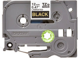 EAN 4977766685702 - Brother TZE-334 cinta para impresora de etiquetas Oro sobre negro imagen 2