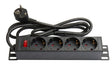 EAN 4014619666331 - Alcasa GC-N0075 base múltiple 4 salidas AC Interior Negro, Rojo imagen 1