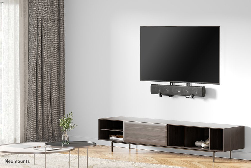 Neomounts Soporte Universal Para Barras De Sonido, Ajustable En Profundidad (7,7-21,5 Cm) 15kg Awl29-650bl1