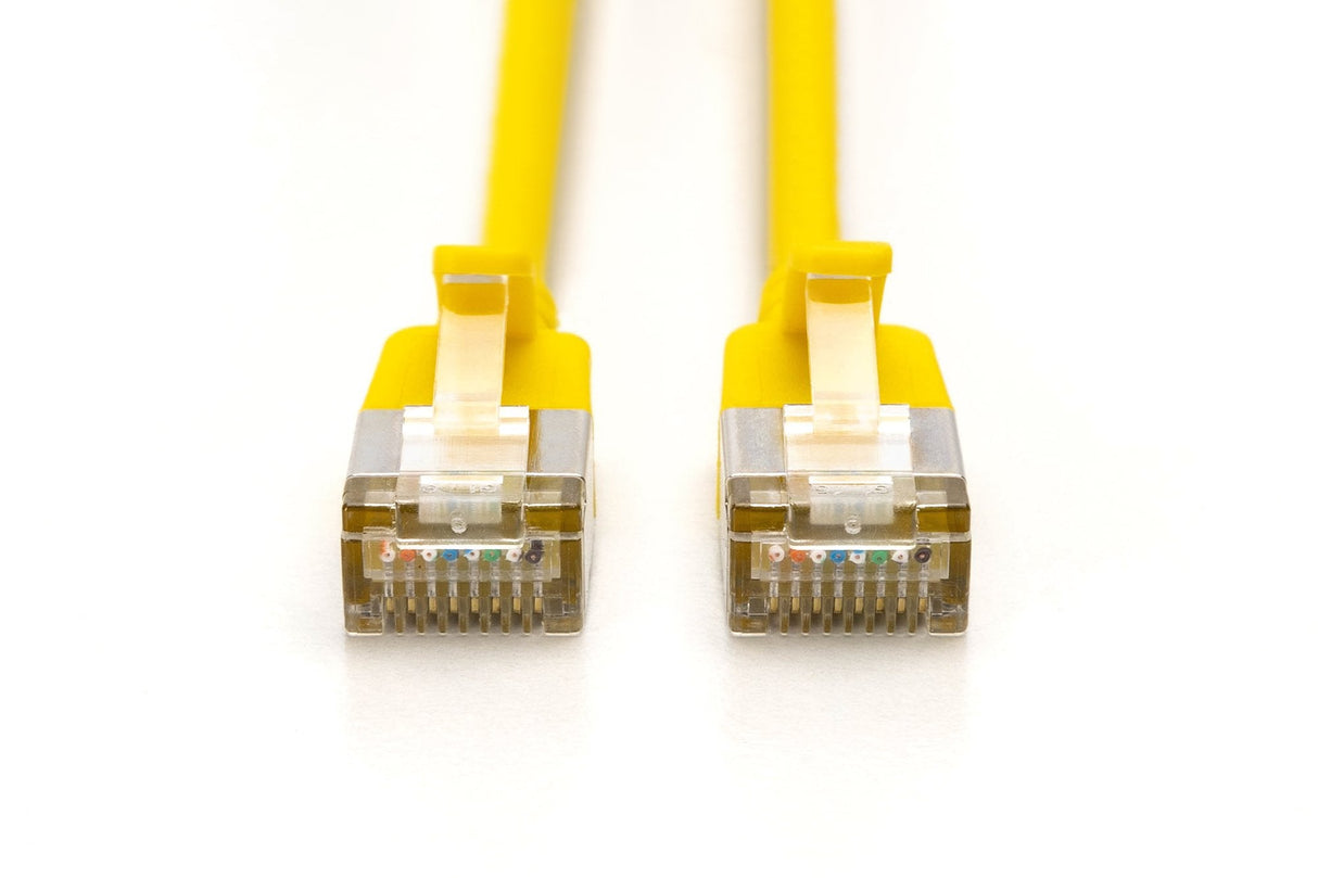 Digitus Cable De Red Cat 6a F/Ftp Slim 1,00m Amarillo 10 Unidades