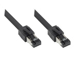 Rns® Cable De Red Cat. 8.1, S Ftp, Pimf, Halogenfrei (Lszh), 2000mhz, 40gbit S, Schwarz, 0,5m, Good Connections®