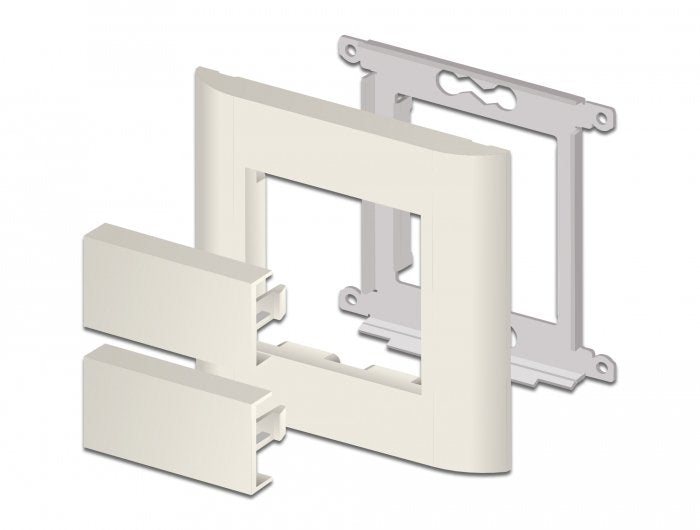 Delock Easy 45 Modul-Blindblende 45 X 22,5 Mm 10 Piezas Blanco