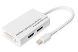 EAN 4016032468745 - Digitus DB-340509-002-W adaptador de cable de vídeo 0,2 m DVI-D Blanco imagen 1