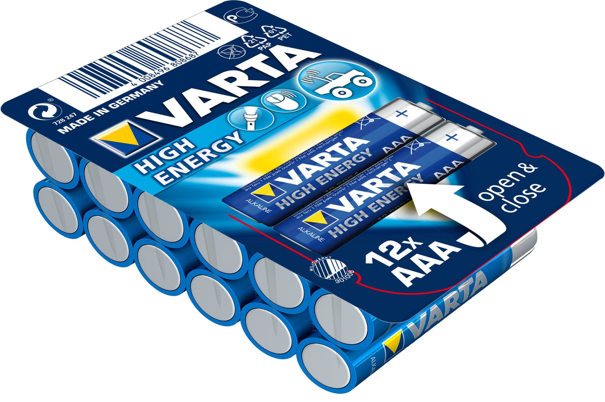 Varta Batterie Longlife Power (High Energy) Aaa Micro  12st.