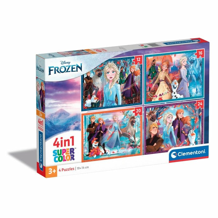 Puzzle  Clementoni Supercolor 4 In 1 - Disney Frozen 2 21518