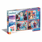 Puzzle  Clementoni Supercolor 4 In 1 - Disney Frozen 2 21518