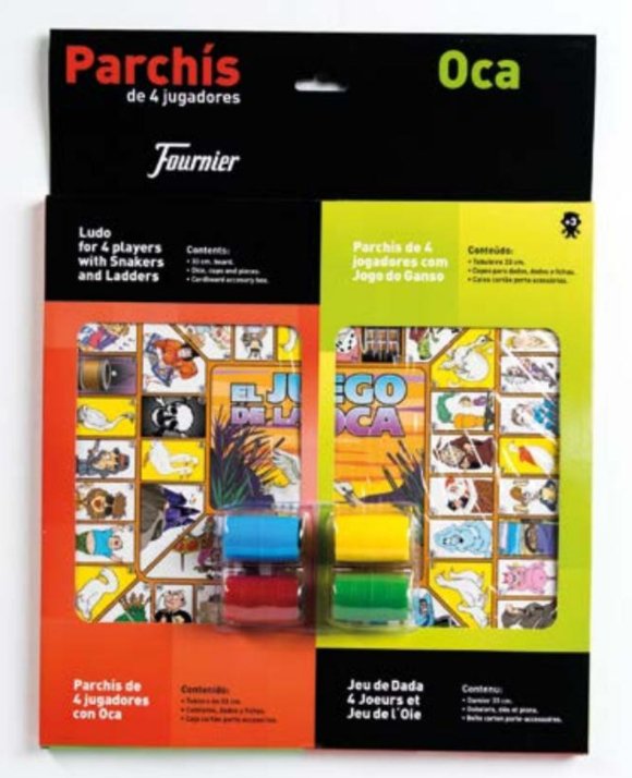 Fournier - Juego De Mesa, Tablero Parchís Con Oca Magnético