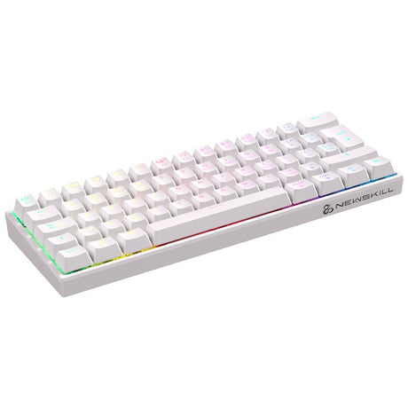 EAN 8435443704345 - Newskill Gaming NS-KB-PYROSV2-IV teclado Juego USB + RF Wireless + Bluetooth QWERTY Español Blanco imagen 2