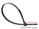 Good Connections Wiederverwendb. Brida Para Cables 450mmx7,4mm