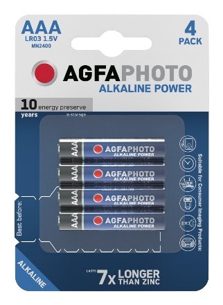 Agfaphoto Bateria Alkaline, Micro, Aaa, Lr03, 1.5v