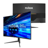 EAN 8431775036239 - Nilox NXM27CV28001 pantalla para PC 68,6 cm (27") 1920 x 1080 Pixeles Full HD LED Negro imagen 3
