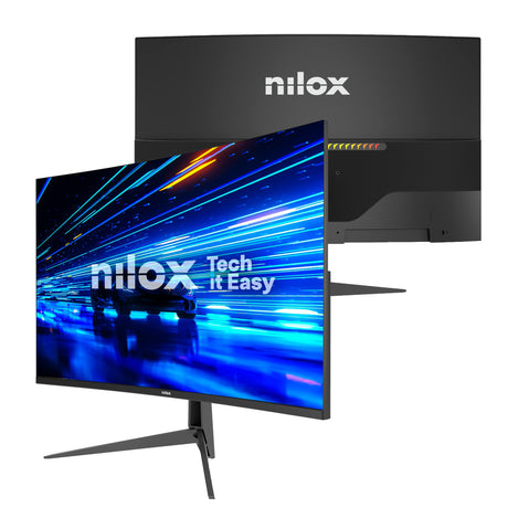 EAN 8431775036239 - Nilox NXM27CV28001 pantalla para PC 68,6 cm (27") 1920 x 1080 Pixeles Full HD LED Negro imagen 3