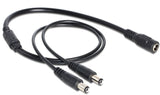 Delock 83286 Cable Divisor De Cc De 5,5 X 2,1 Mm 1 X Hembra A 2 X Macho