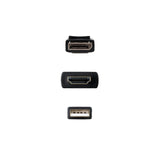 Cable Conversor Hdmi A Dp, Hdmi/M-Dp/M Negro 1.8 M