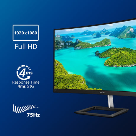 EAN 8712581758479 - Philips E Line 322E1C/00 LED display 80 cm (31.5") 1920 x 1080 Pixeles Full HD LCD Negro imagen 4