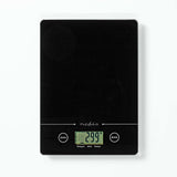 Nedis Bascula De Cocina  Digital  Cristal 3mm / Plastico   Negro