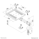 Soporte De Escritorio Para Portátil Newstar Notebook-D100 (Escritorio, Giratorio, Inclinable; Máx.15 Kg)