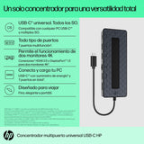 EAN 0196188636312 - HP Universal USB-C Multiport Hub Acoplamiento USB 3.2 Gen 2 (3.1 Gen 2) Type-C Negro imagen 7