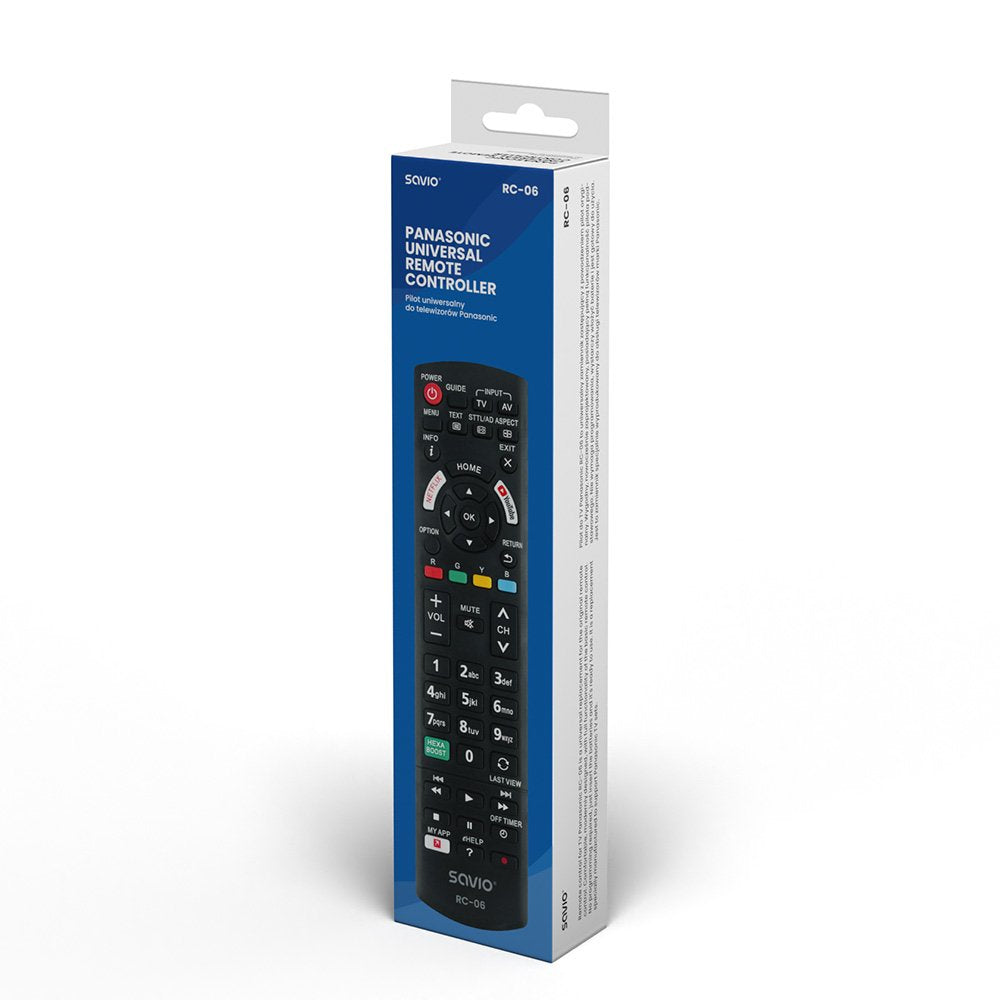 Savio Rc-06 Universal Remote Control / Tv Replacement Panasonic