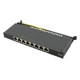Patchpannel Desktop 8 Port Cat6a Stp Negro 0.5 He Logilink