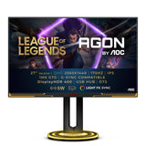 Monitor Aoc Agon Ag275qxl Led Display 27" 2560 X 1440 Pixeles Quad Hd Negro, Oro, Monitor De Gaming Negro, 68,6 Cm (27"), 2560 X 1440 Pixeles, Quad Hd, Led, 1 Ms, Negro, Oro