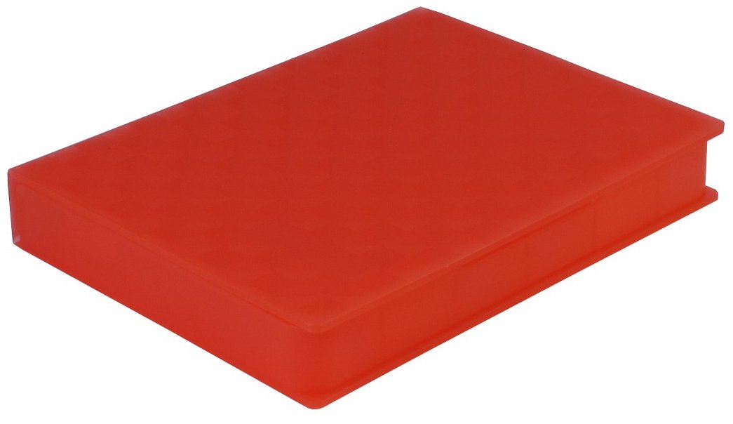 Hdd Caja Protectora 2,5" Plástico Rojo