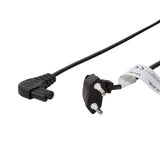 Logilink Power Cable, Cee 7 16 (90°) To Iec C7 (90°), Negro, 0.75 M