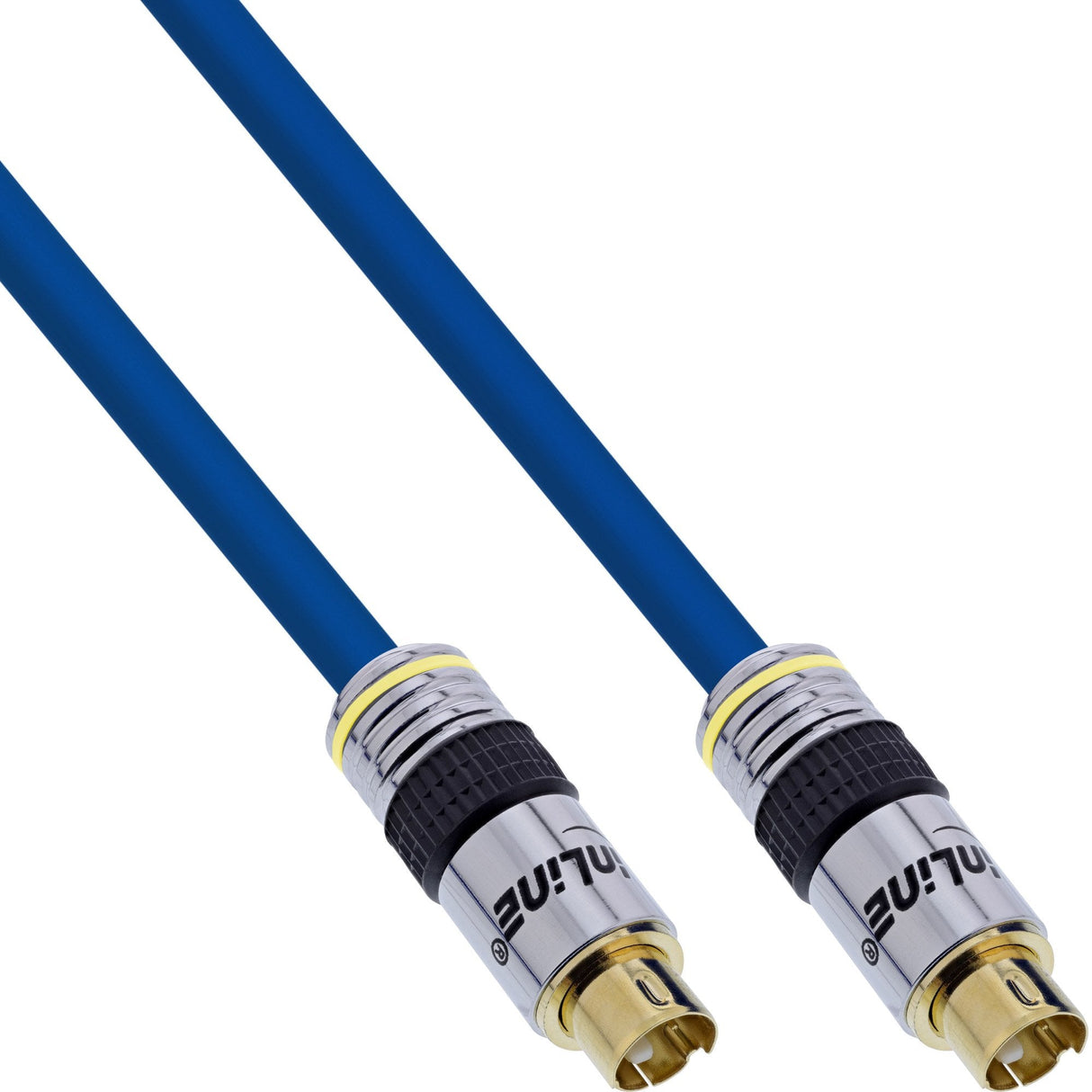 Cable De Video Inline S-Vhs Premium Mini Din De 4 Pines Macho A Macho De 5 M