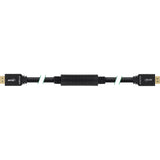 Cable Hdmi Activo De Inline Con Ethernet Macho Negro 40m