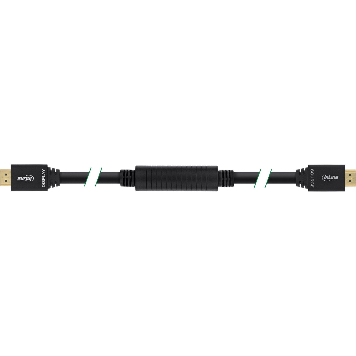 Cable Hdmi De Activo Inline Con Ethernet Macho Negro 30m