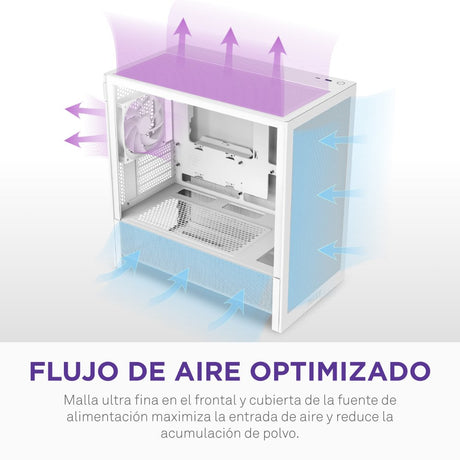EAN 5056547207971 - NZXT H9 H3 Flow Midi Tower Blanco imagen 6