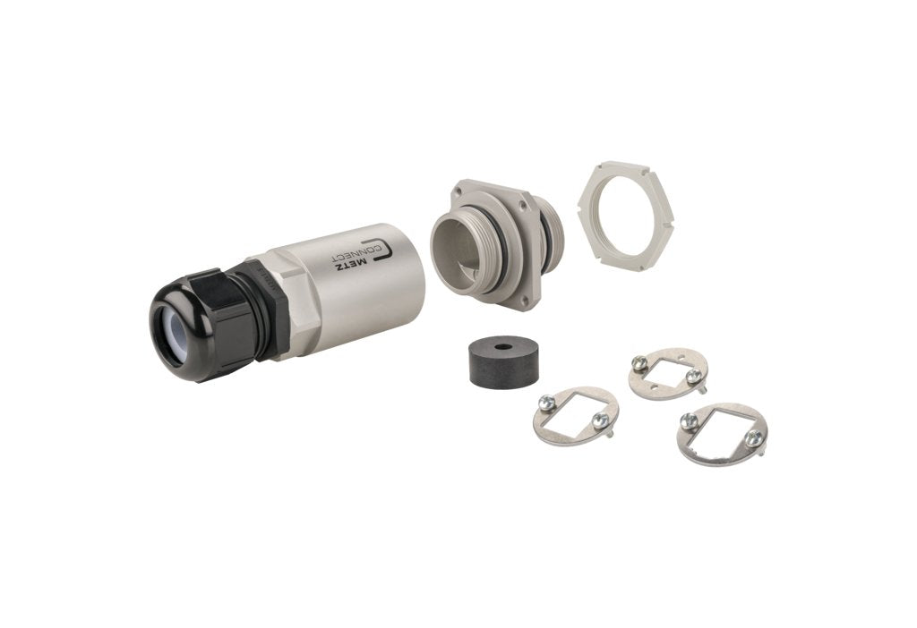 Metz Connect Ip69k Schutzgehäuse Set Wanddurchführung