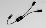 EAN 8595611707384 - i-tec USB-A Cable HUB 2 port (2x USB-A) cable USB USB 3.2 Gen 1 (3.1 Gen 1) 0,1 m USB A 2 x USB A Negro imagen 4
