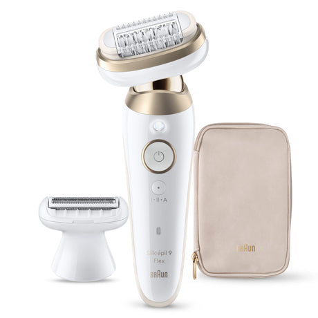 EAN 8700216963206 - Braun Silk·épil 9 Flex 9-030 3D 40 pinzas Blanco, Oro imagen 1