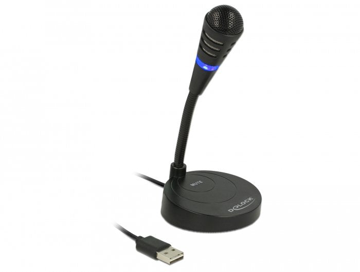 EAN 4043619658688 - DeLOCK 65868 micrófono Negro Micrófono para PC imagen 1