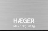 EAN 5608475032301 - Haeger KS-DIG.012A báscula de cocina Acero inoxidable Encimera Rectángulo Báscula electrónica de cocina imagen 3