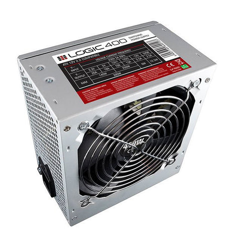 EAN 5907760600103 - Logic 400 unidad de fuente de alimentación 400 W 20+4 pin ATX ATX Acero inoxidable imagen 1