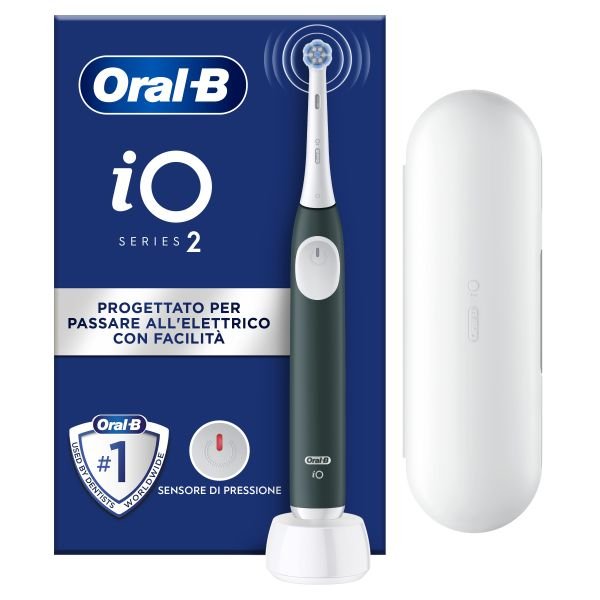 Cepillo Dental Oral-B Io2 Verde Con Funda De Viaje