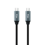 Nanocable Cable Usb 3.2 Gen2x2 100w 4k/60hz Usb-C M/M 1m - Negro
