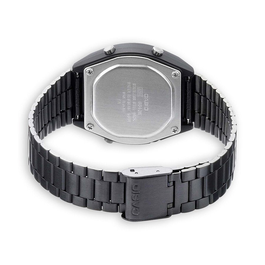 Reloj Digital Casio Vintage Edgy B640wb-1bef  39mm  Negro
