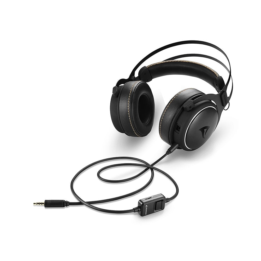 Auriculares Gaming Sharkoon Skiller Sgh50 Negro Microfono Alambrico