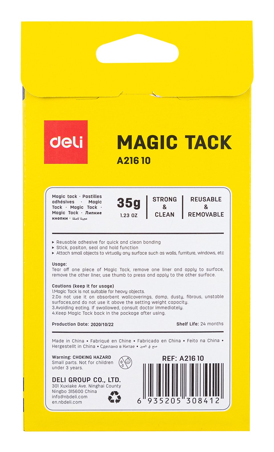Deli Masilla Adhesiva Magic Tack 35g