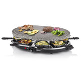 Parrilla Princess Stone 8 Oval & Raclette 162720 1200w Tamaño 43*30cm