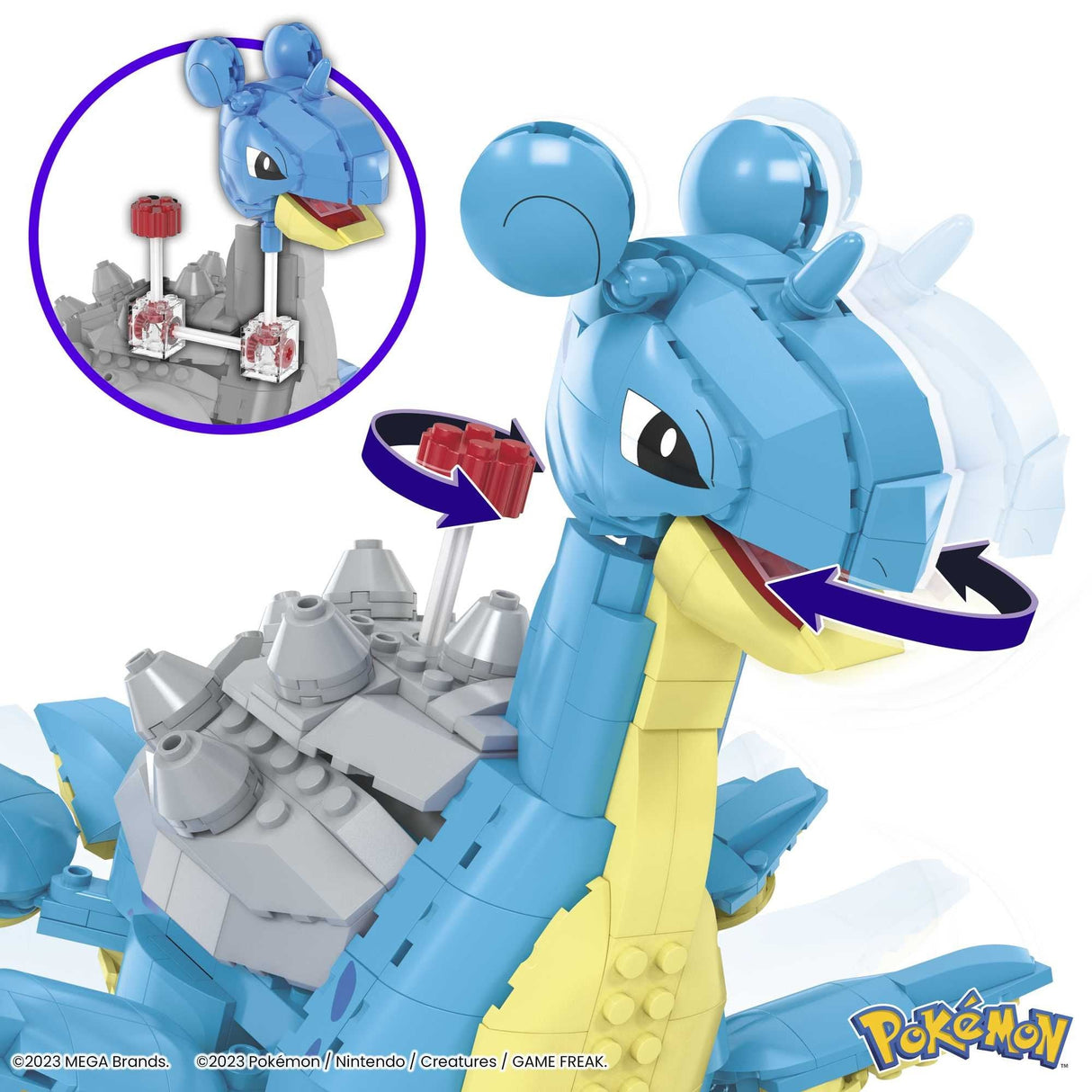 Lapras Mega Construx 527 Piezas Pokemon
