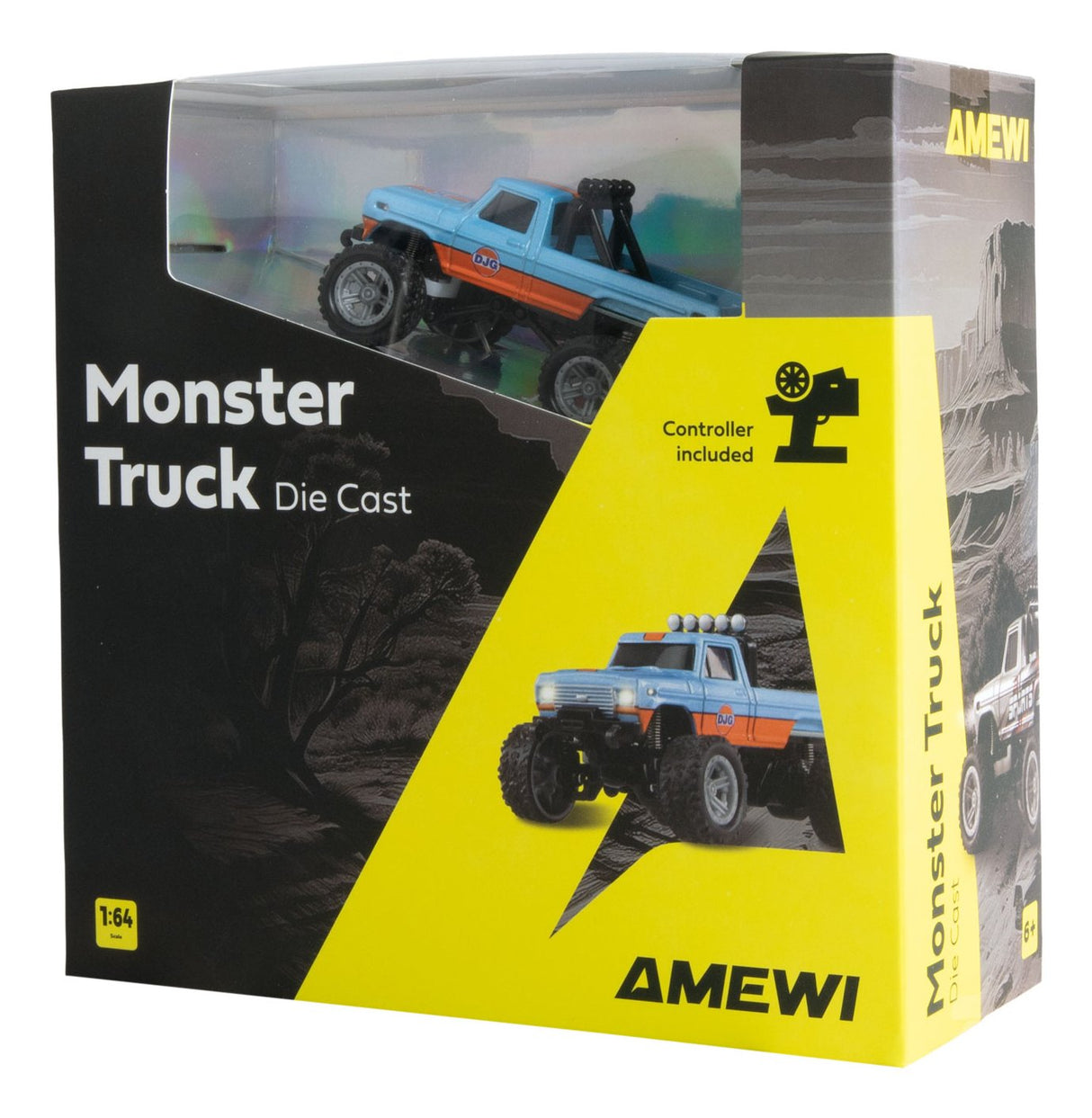 EAN 4262500341144 - Amewi 22698 modelo controlado por radio Monster truck Motor eléctrico 1:64 imagen 2