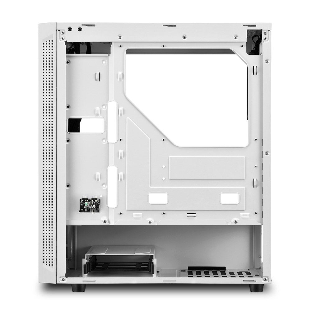 Caja Pc Sharkoon Slider Rgb Blanca