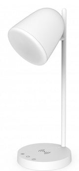 Lampara Sobremesa Muvit Io Wifi Blancos + Base Carga Inalambrica