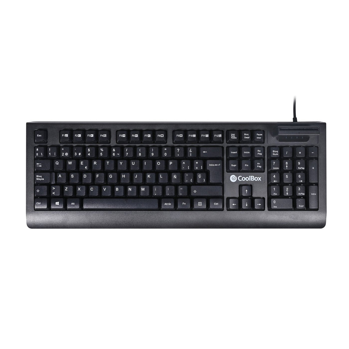 EAN 8436556141980 - CoolBox COO-TEC04DNI teclado Oficina USB QWERTY Español Negro imagen 1